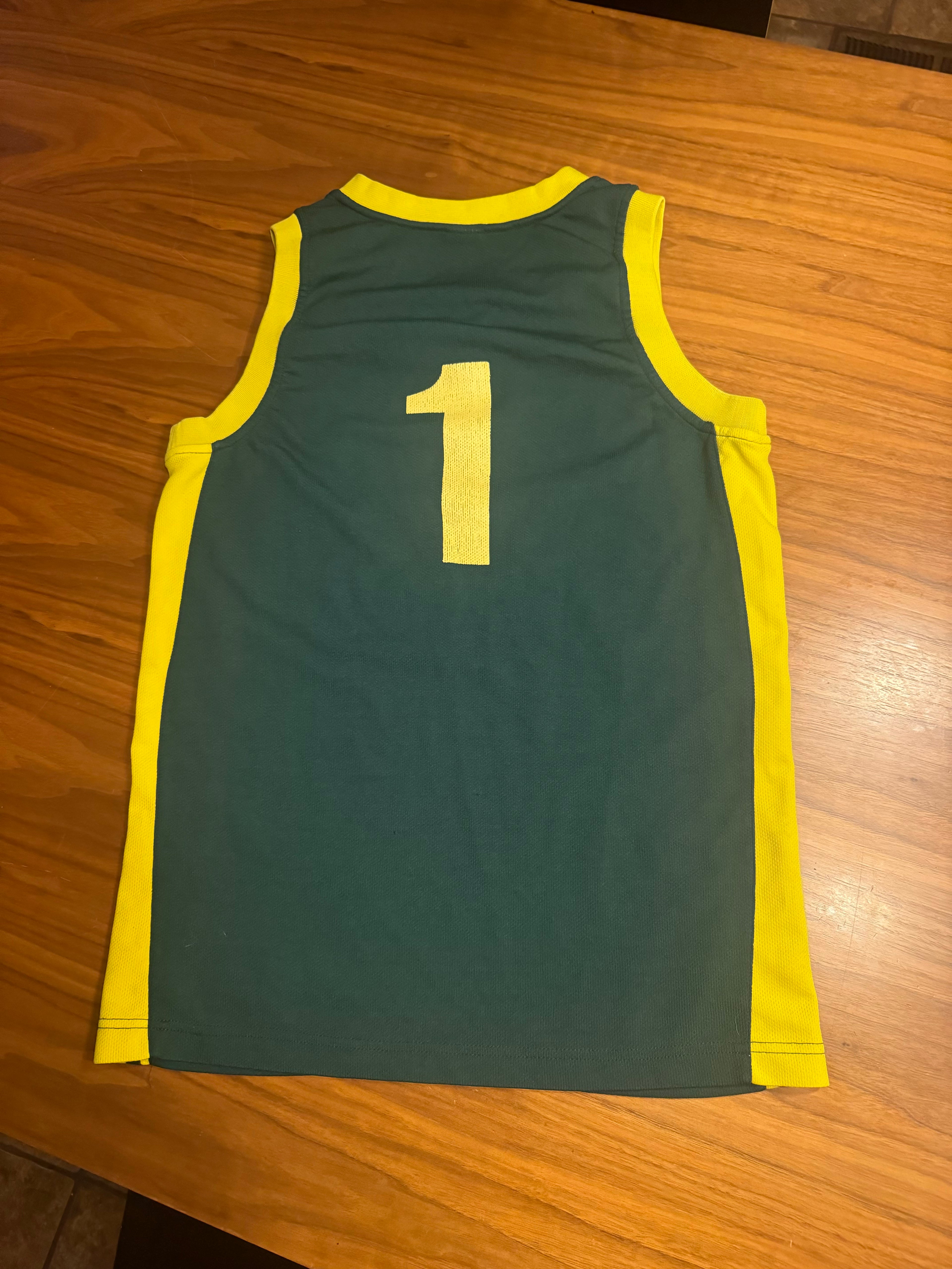 Vintage Oregon Ducks Nike Basketball Jersey #1