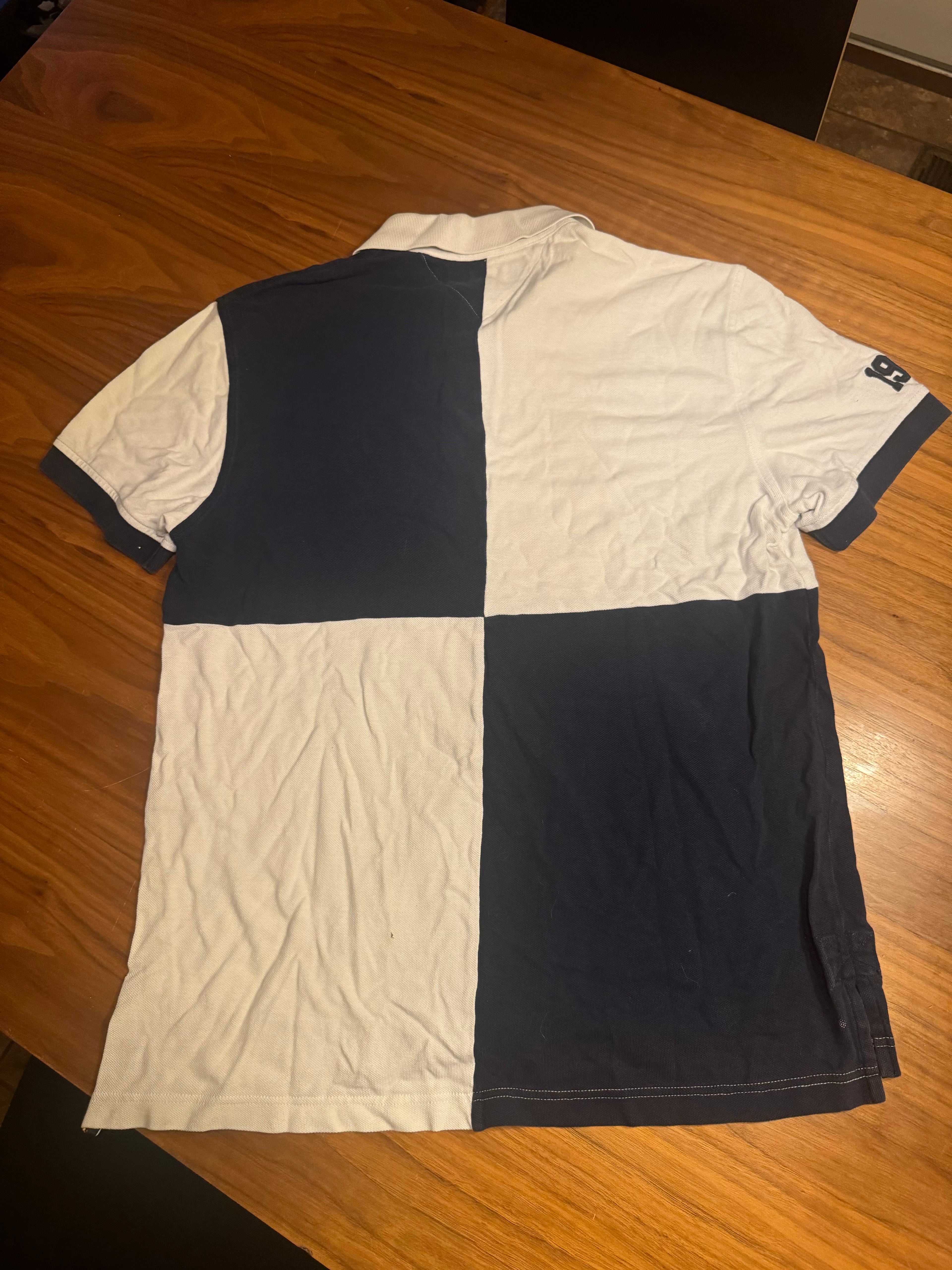 Vintage Tommy Hilfiger Flag Colorblock polo