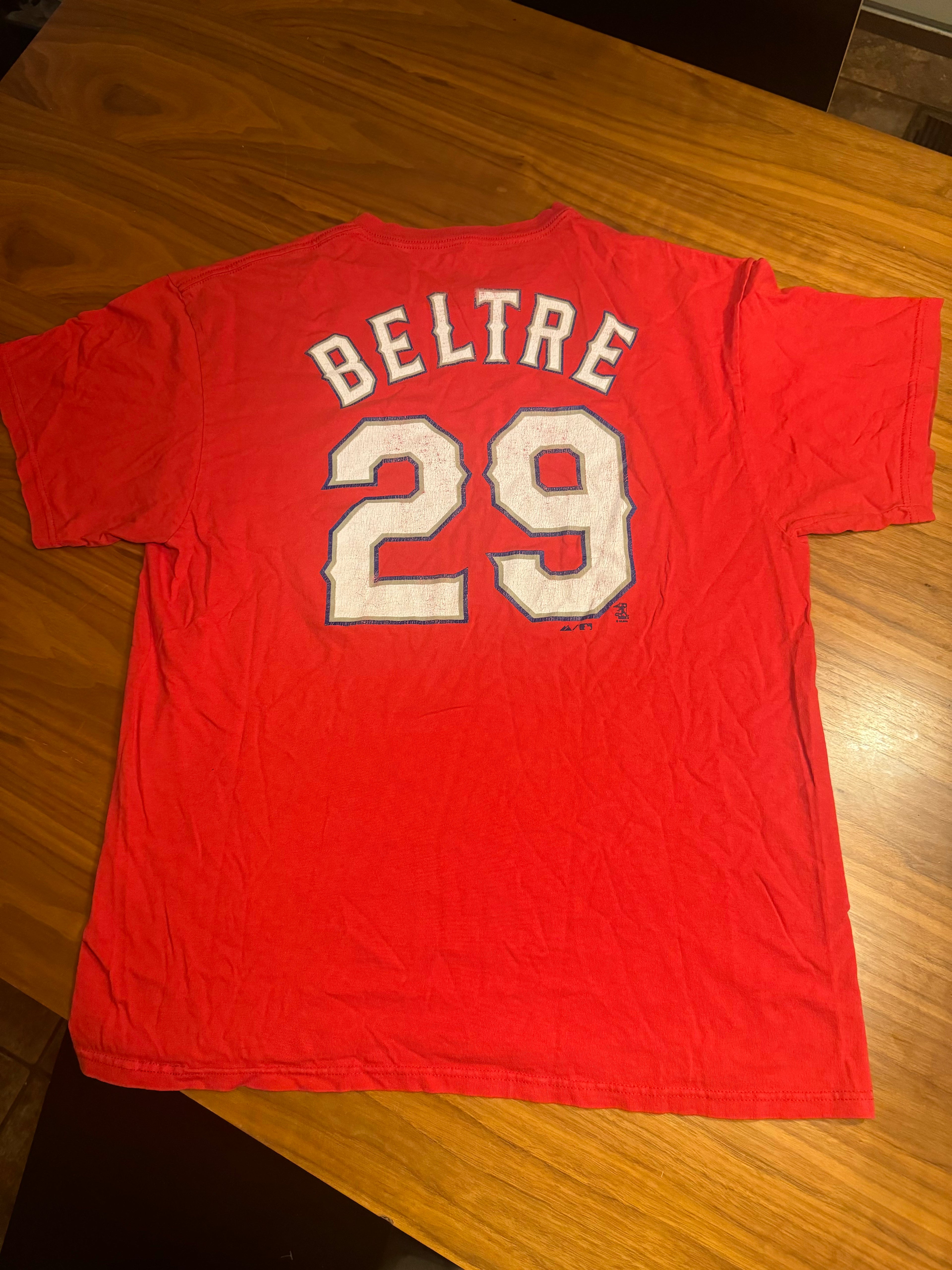Vintage Texas Rangers Adrian Beltre #29 MLB T-Shirt Jersey