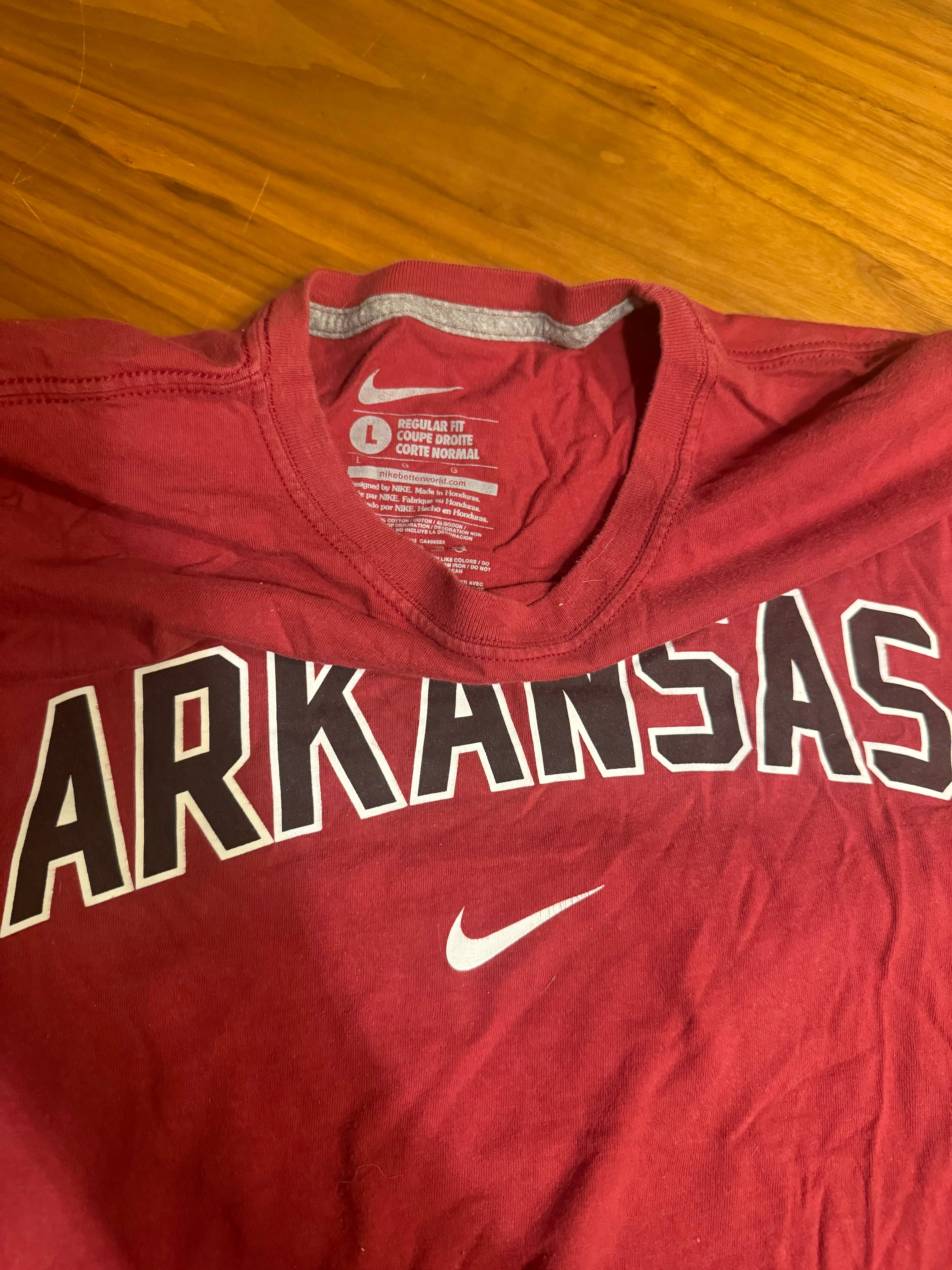 Nike Arkansas Razorbacks Long Sleeve Shirt