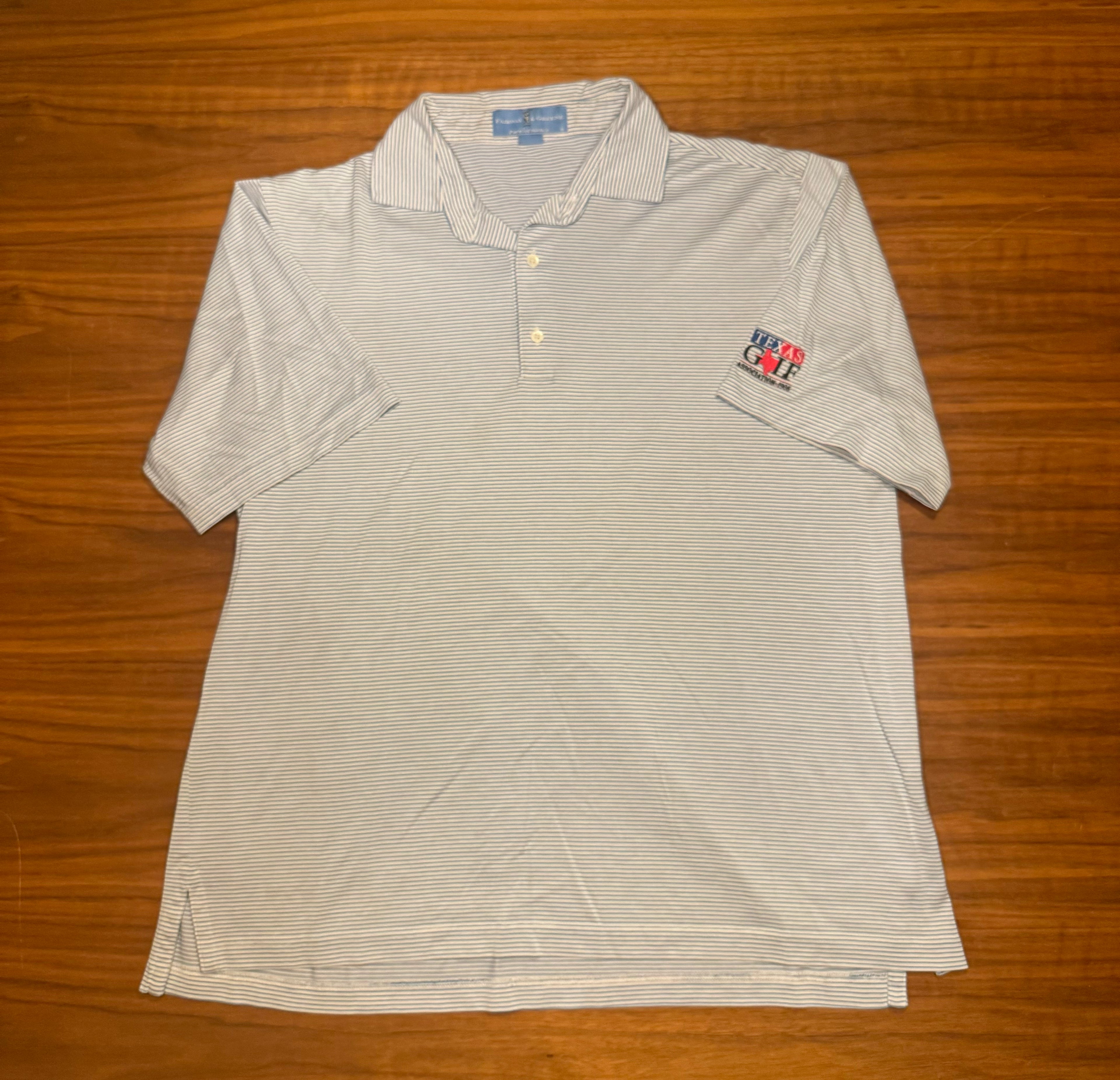 Vintage Texas Golf Striped Polo