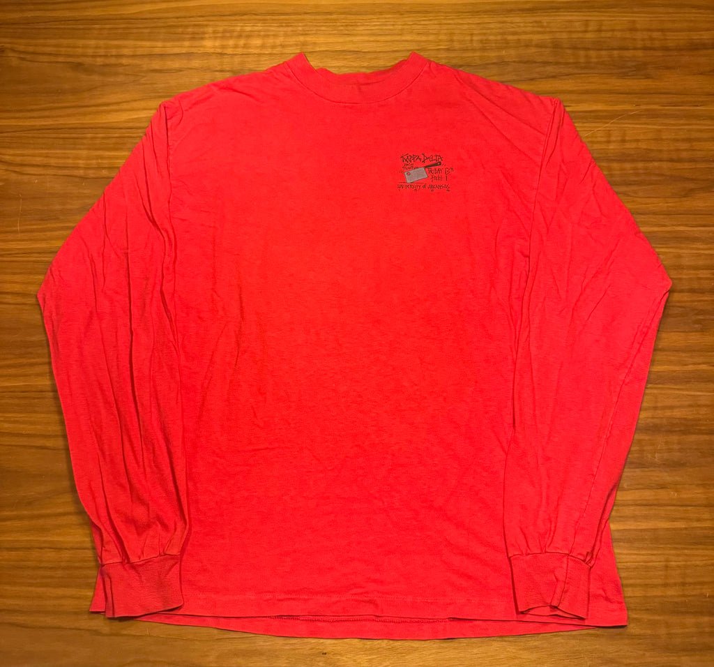Vintage University of Arkansas x Kappa Delta 1989 Halloween Long Sleeve