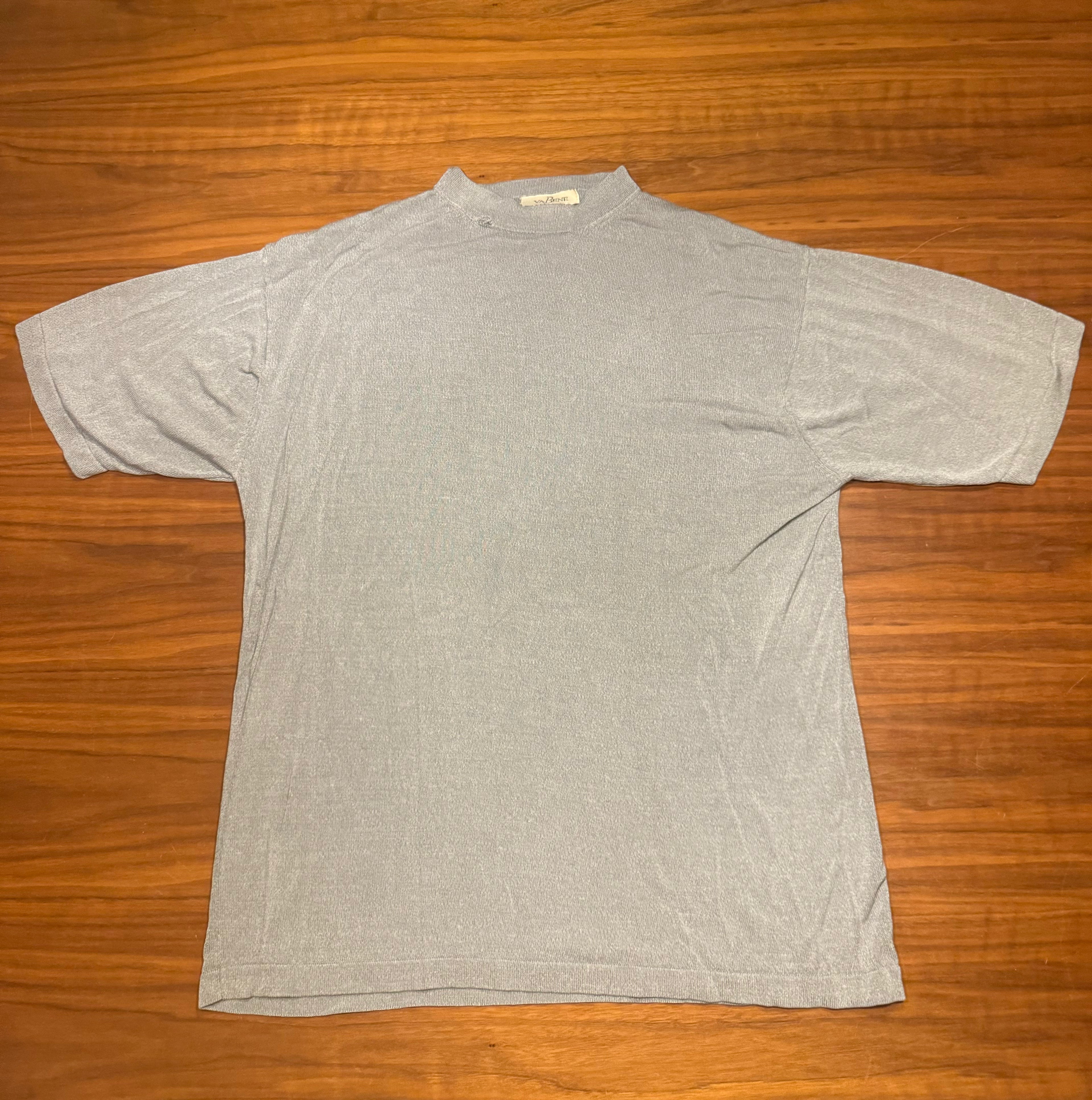 Vintage 90s Bene Mock Neck Tee