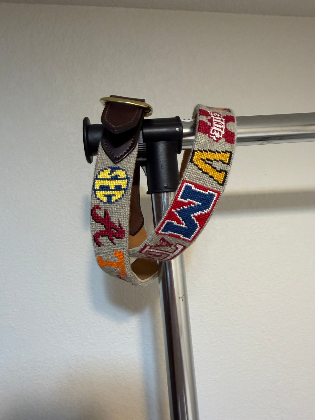 SEC Needlepoint belt