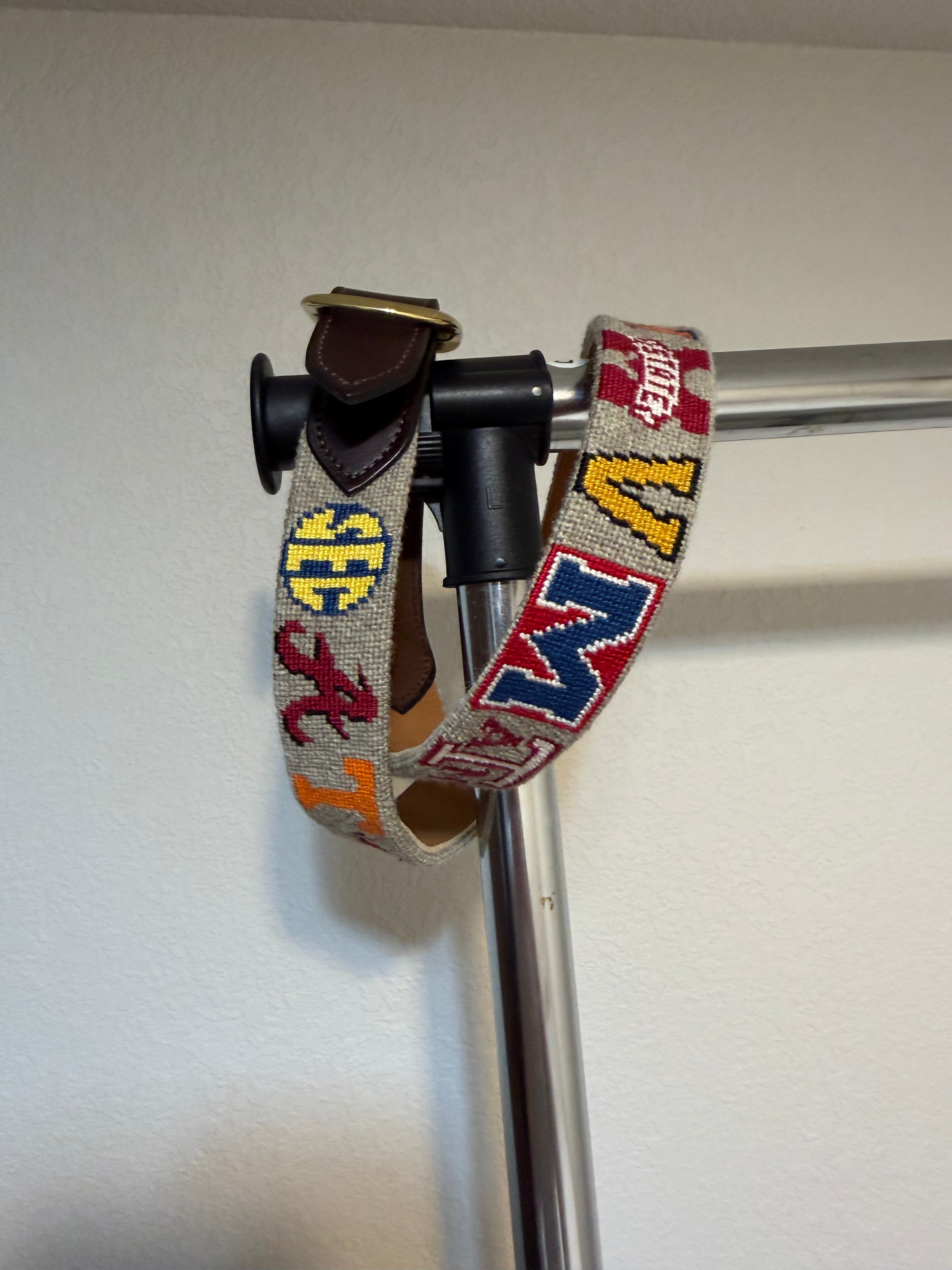 SEC Needlepoint belt