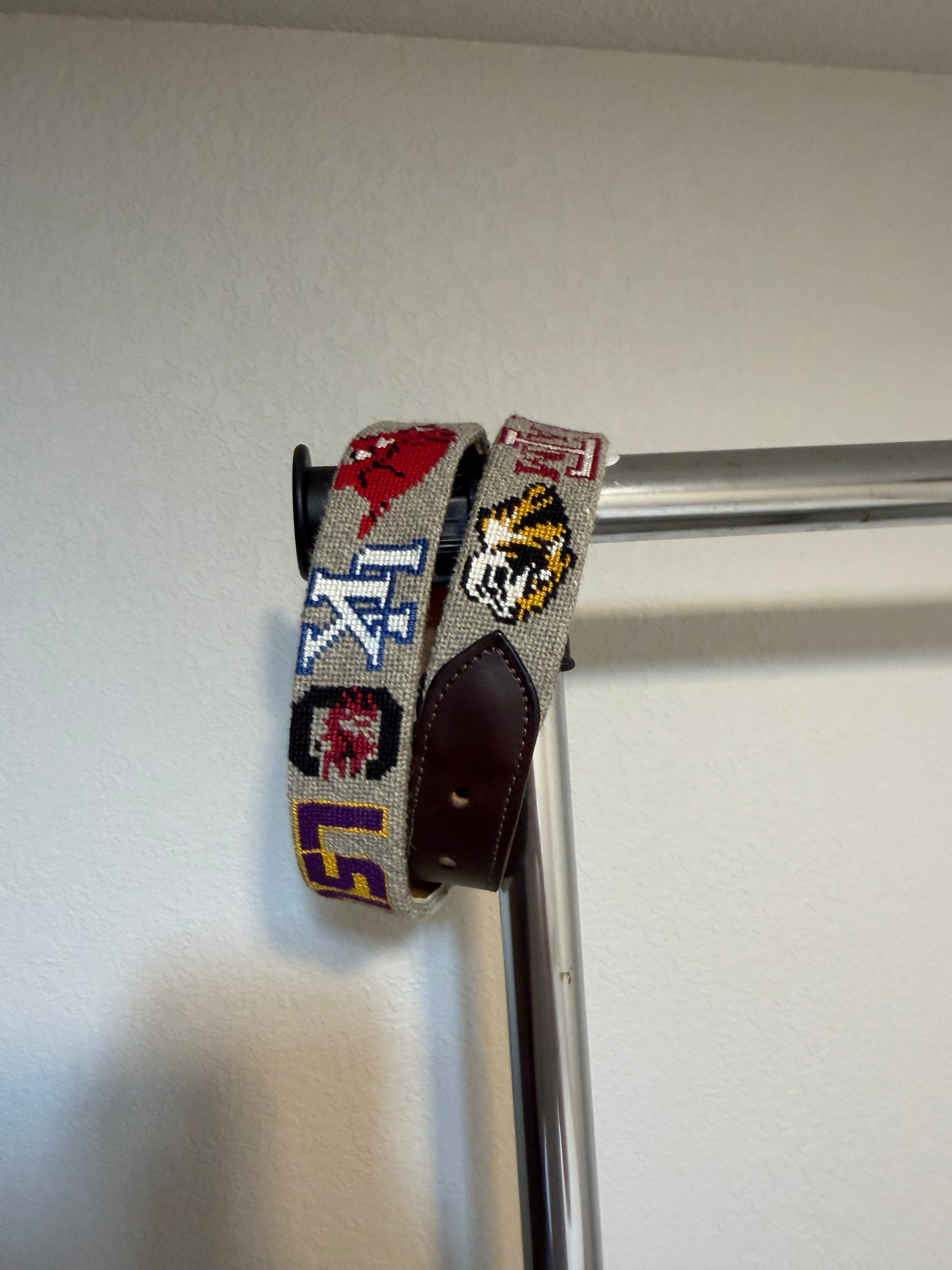 SEC Needlepoint belt