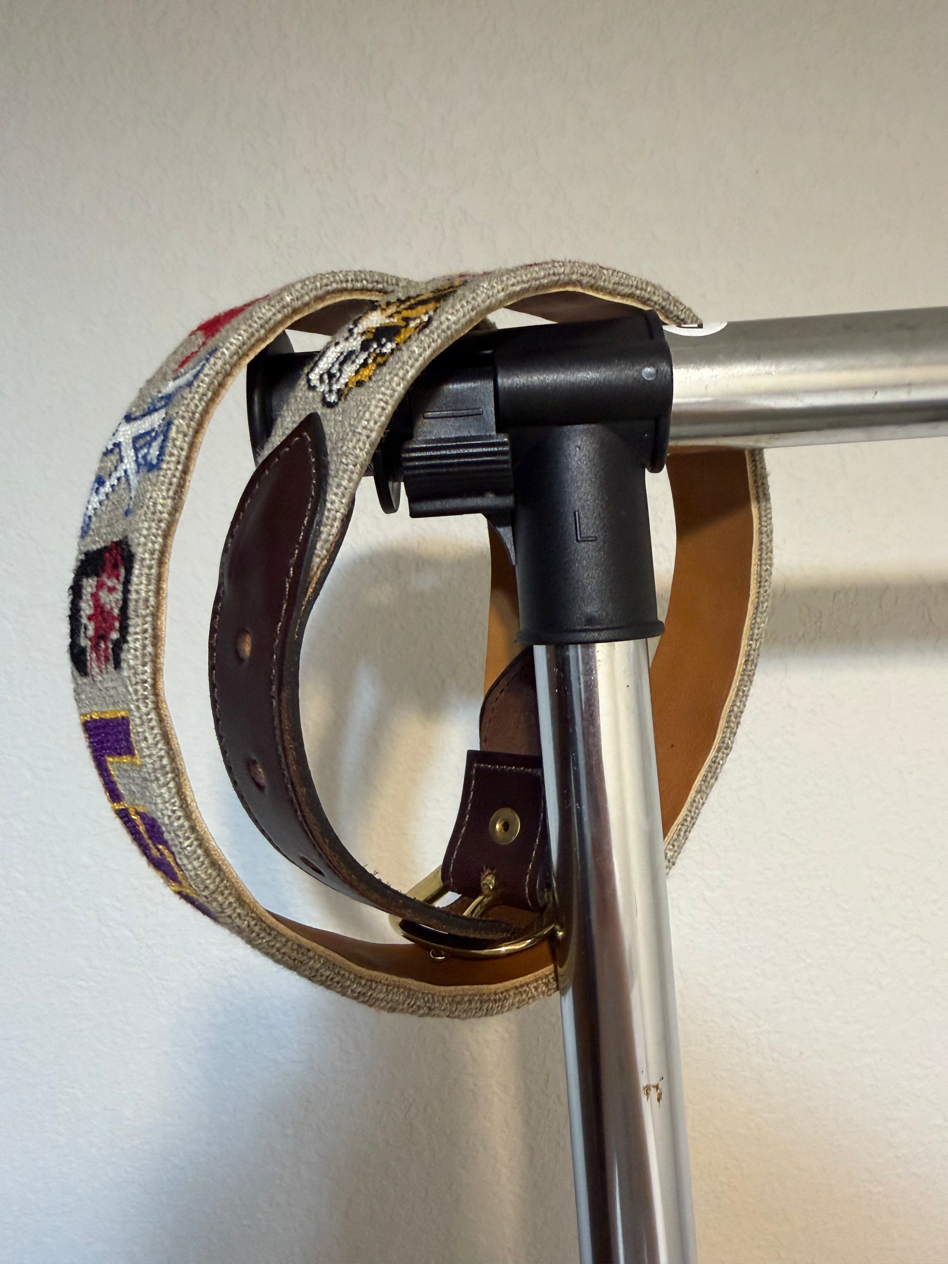 SEC Needlepoint belt