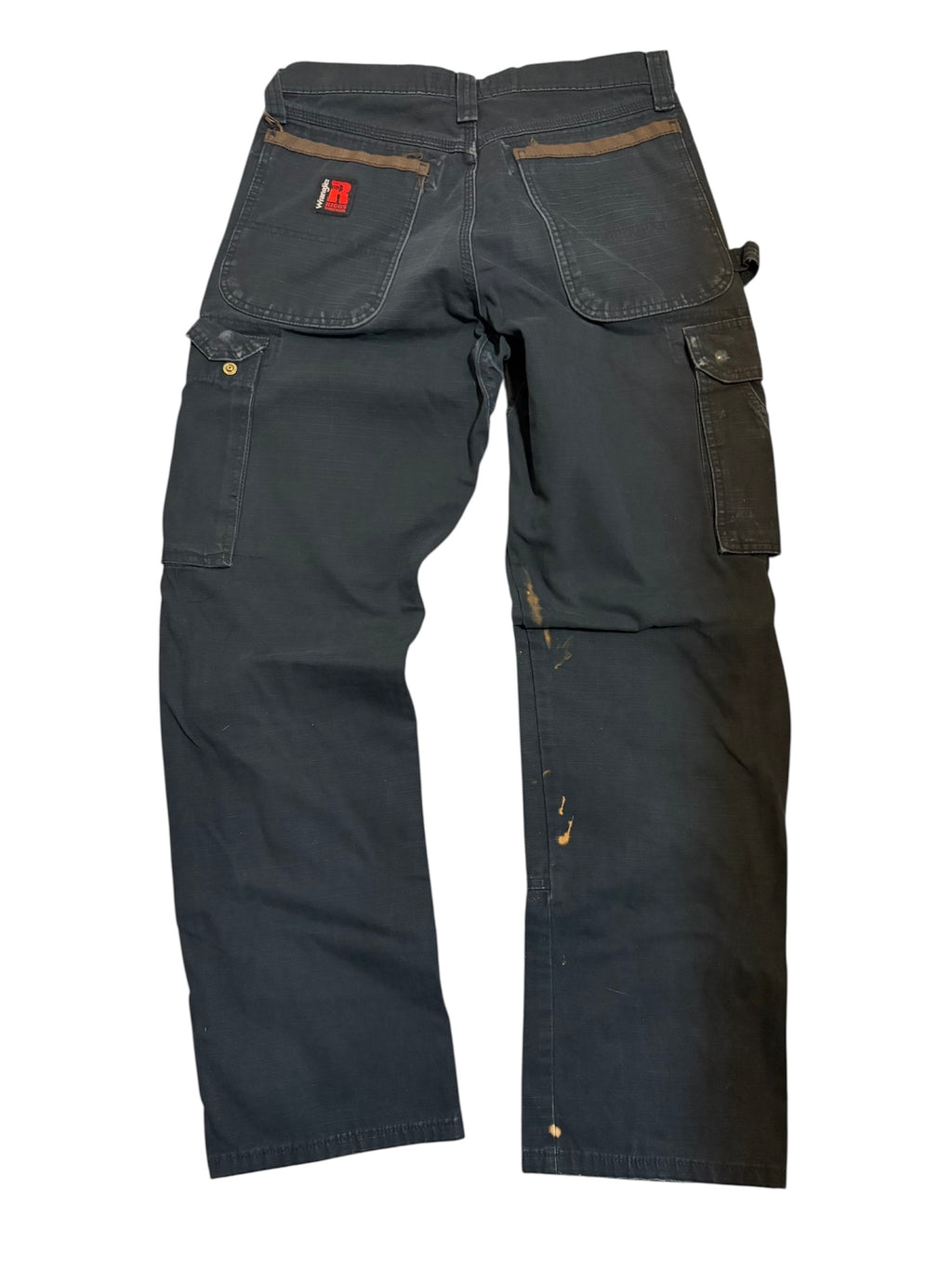 Distressed Wrangler Riggs workwear Ripstop cargo pants